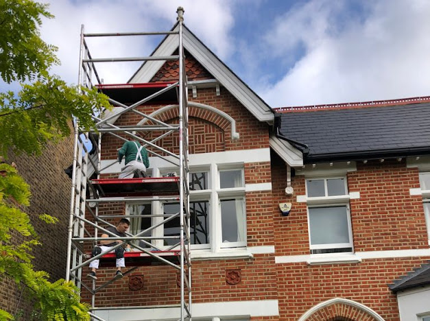 Doing the front of a Victorian house